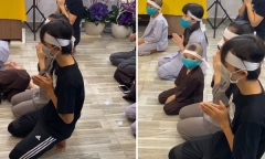 Hồ Văn Cường tiều tụy, đeo khăn tang buồn bã trong lễ cầu siêu nghệ sĩ Phi Nhung