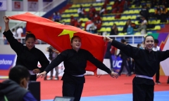 Rowing và pencak silat giành thêm 3 HCV, Việt Nam lên đầu bảng tổng sắp huy chương SEA Games 31
