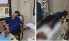 Bệnh nhân tử vong vì mất máu, bác sĩ bị phát hiện ngủ say trong phòng cấp cứu gây phẫn nộ ở Ấn Độ