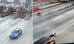 Người đàn ông bị kéo lê như phim hành động vì tranh cãi chuyện