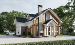 Mẫu biệt thự mini 2 tầng