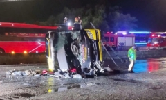 Vụ lật xe khách, 3 người tử vong ở Phú Yên: Xót xa lời khẩn cầu của người mẹ mù