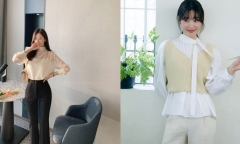 Kiểu áo blouse điệu đà giúp bạn có diện mạo hút hồn