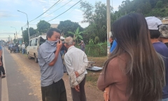 Tá hỏa phát hiện thi thể người đàn ông treo cổ trên núi Trà Võ