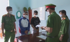 2 thanh niên bị bắt về tội giết người vì mang hung khí đi trả thù cho em họ