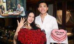 Đoàn Văn Hậu cầu hôn thành công bạn gái Doãn Hải My