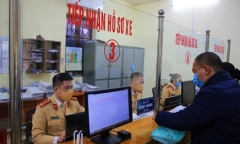 Người dân có thể tới công an phường, xã đăng ký biển số xe máy từ ngày 21/5