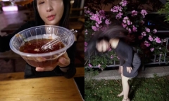 Nhờ bạn trai chụp ảnh hộ, cô gái
