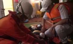 Kịp thời cứu thuyền viên tàu nước ngoài gặp nạn trên biển
