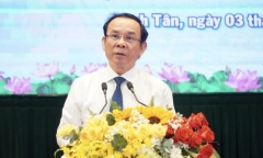 Bí thư TP.HCM kỳ vọng quận Bình Tân tận dụng cơ chế đặc thù để phát triển nhanh, bền vững