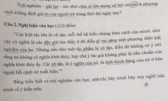 Đề Ngữ Văn kỳ thi học sinh giỏi quốc gia 2023-2024