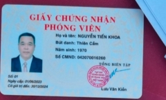 Bắt một phóng viên cưỡng đoạt tiền của người dân