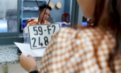 Cấp biển số xe định danh: Không áp dụng cho xe trúng đấu giá