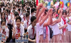 Lãnh đạo nhiều địa phương chủ trương không đánh trống, phát biểu tại buổi lễ khai giảng