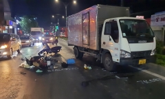 Va chạm liên hoàn ở Tiền Giang khiến 1 thiếu nữ tử vong