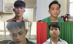 Bắt 4 đối tượng dàn cảnh bắt người, ép viết giấy nợ ở Kiên Giang