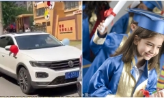 Tranh cãi trường mẫu giáo tổ chức lễ tốt nghiệp cho con bằng ô tô, dân mạng than thở vì cách làm không giống ai