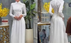Dàn mẫu tây khoe nhan sắc cực cuốn hút khi diện áo dài Việt Nam 