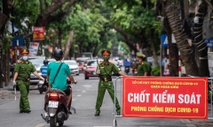39 chốt phân vùng phòng dịch sau 6/9 tại Hà Nội được 