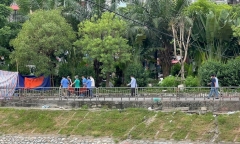 Hà Nội: Phát hiện thi thể người đang phân hủy tại đường bờ sông Tô Lịch	