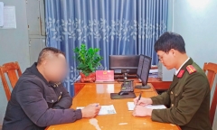 Thông báo chốt kiểm tra nồng độ cồn ở Thanh Hóa, người đàn ông bị triệu tập