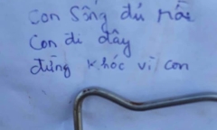 Thanh niên nghi tự tử, để lại lời nhắn 