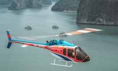 Tour bay trực thăng Bell 505 ngắm vịnh Hạ Long giá bao nhiêu?