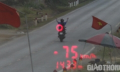 Tin tức tai nạn giao thông ngày 24/5/2021: Thanh niên buông 2 tay lái xe máy 75km/h lĩnh cái