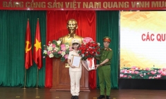 Nữ Phó trưởng Công an phường đầu tiên ở Hà Đông vừa được bổ nhiệm là ai?