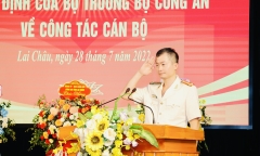 Tân Phó Giám đốc Công an tỉnh Lai Châu là ai?