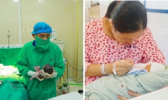 Khó giữ song thai, cứu em bé chào đời ở tuần thứ 33 