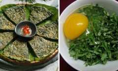 Loại lá ăn cùng trứng rán cực tốt, tuy nhiên cần lưu ý tránh bị 