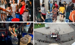 Bí thư Hà Nội chỉ đạo bằng mọi cách phải sớm cấp nước sạch lại cho người dân ở Thanh Hà
