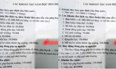 Thu 200.000 đồng hỗ trợ kỷ niệm thành lập trường, hiệu trưởng nói 