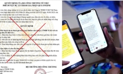 Cảnh báo chiêu giả mạo Bộ Công Thương “phát quà online”