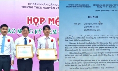 Thầy hiệu trưởng xin đổi hoa, quà lấy thẻ BHYT cho học sinh nghèo nhận niềm vui trong ngày 20/11