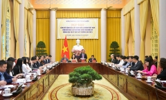Chủ tịch nước công bố Luật Đất đai và Luật Các tổ chức tín dụng (sửa đổi)