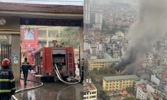 Hà Nội: Xác định nguyên nhân vụ cháy tại trường THCS Văn Quán 