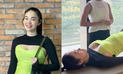 Minh Hằng đăng loạt ảnh mới khoe sắc vóc những tháng đầu thai kỳ
