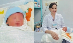 Nhói lòng cảnh bé trai 3 ngày tuổi bị mẹ bỏ rơi tại Trung tâm y tế TP.Phú Quốc