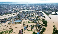 Lũ ở Thái Nguyên vượt kỷ lục 1,09m, thuyền, ca nô Chùa Hương sẵn sàng đi cứu trợ