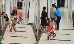 Xác minh clip người đàn ông xăm trổ hành hung một phụ nữ tại sảnh chung cư ở Hà Nội