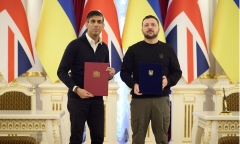 Ukraine và Anh ký thỏa thuận an ninh chưa từng có