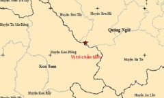 Động đất cường độ lớn ở Quảng Ngãi 