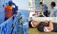 Vụ tàu cá bị đâm chìm trên biển: Ngư dân thoát nạn bàng hoàng kể lại giây phút sinh tử