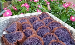 Công thức làm bánh bò khoai lang tím bất bại