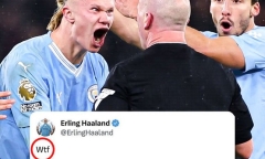 Erling Haaland đối mặt với án phạt nặng sau khi chỉ trích trọng tài trên mạng xã hội, HLV Pep Guardiola nói gì?
