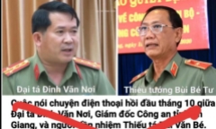 Vụ file ghi âm cắt ghép của Đại tá Đinh Văn Nơi: Công an tỉnh An Giang khởi tố vụ án
