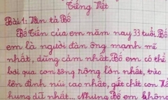 Cậu bé tả bố như một siêu nhân, ngờ đâu pha