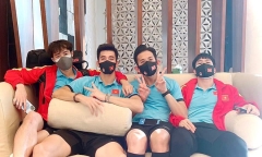 Dàn cầu thủ tuyển Việt Nam hào hứng khoe ảnh tại khu cách ly sau khi về nước